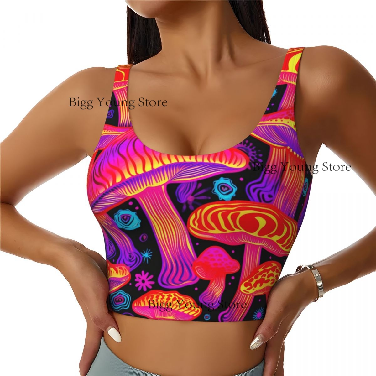 Yoga Fitness Group - เสื้อออกกำลังกายผู้หญิง ยี่ห้อ Group Mushrooms รุ่น Basic