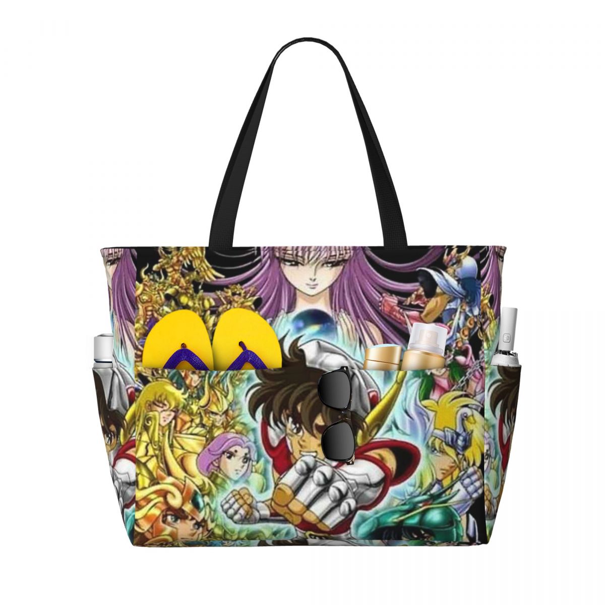Yoga Fitness Merch - สินค้า The Seiya Knights (4) กระเป๋าโท้ทชายหาด