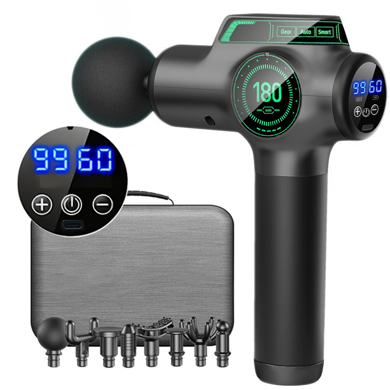 Vibration Massage Gun - เครื่องนวดตัว เครื่องนวดสั่น เครื่องนวดหลัง ปืนนวดกล้ามเนื้อไฟฟ้า เครื่องนวดสำหรับการดูแลรูปร่างของผู้ชาย
