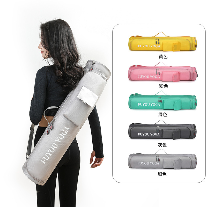 Yoga Fitness Gym - กระเป๋าใส่เสื่อโยคะความจุขนาดใหญ่ น้ำหนักเบา กันน้ำ กระเป๋าสะพายข้างสำหรับออกกำลังกาย แฟชั่น กระเป๋าหลายช่อง