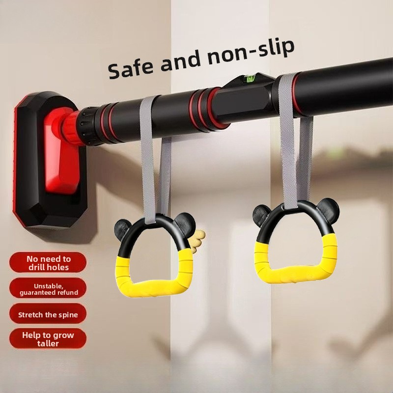 Pull Up Bar Doorframe - อุปกรณ์ออกกำลังกายในบ้านแบบติดประตู บาร์โหนสำหรับเด็กและครอบครัว ไม่ต้องเจาะประตู แบบแท่งเดี่ยว