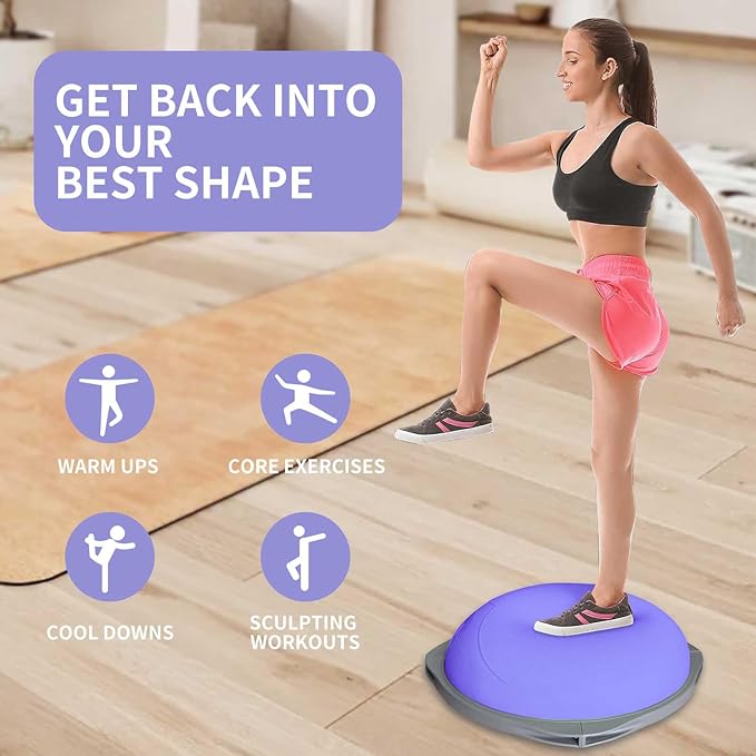 ลูกบอลทรงตัวบอสซูขนาด 70 ซม. แ - Yoga Fitness Gym บทวิจารณ์และราคา