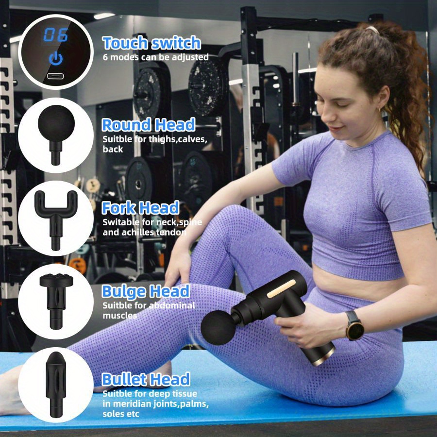 ปืนนวดกล้ามเนื้อขนาดเล็ก ปืนนว - Vibration Massage Gun บทวิจารณ์และราคา