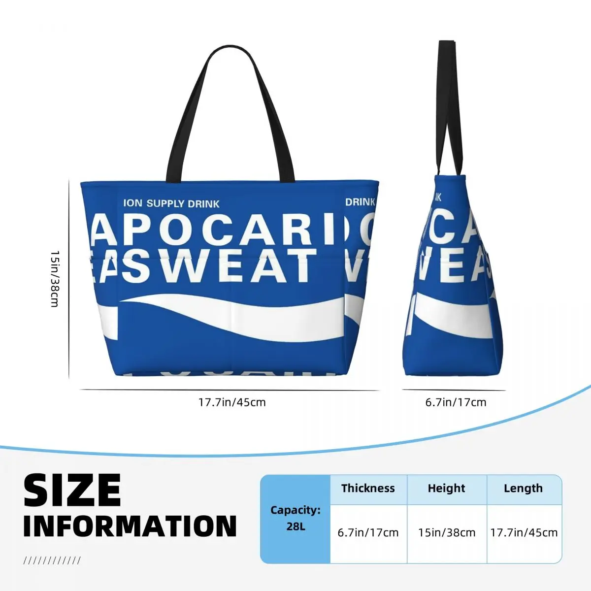 กระเป๋าชายหาด Pocari Sweat Mer - Yoga Fitness Merch บทวิจารณ์และราคา
