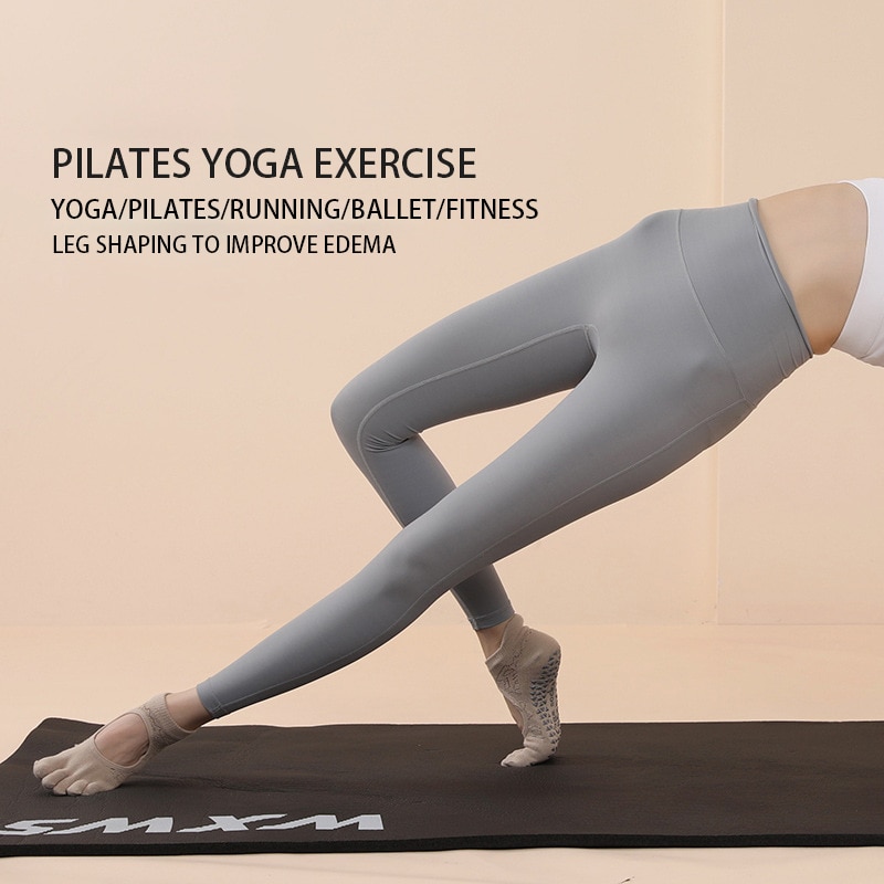 ถุงเท้าพิลาทีสห้านิ้วสำหรับผู้ - Yoga Fitness Dance บทวิจารณ์และราคา
