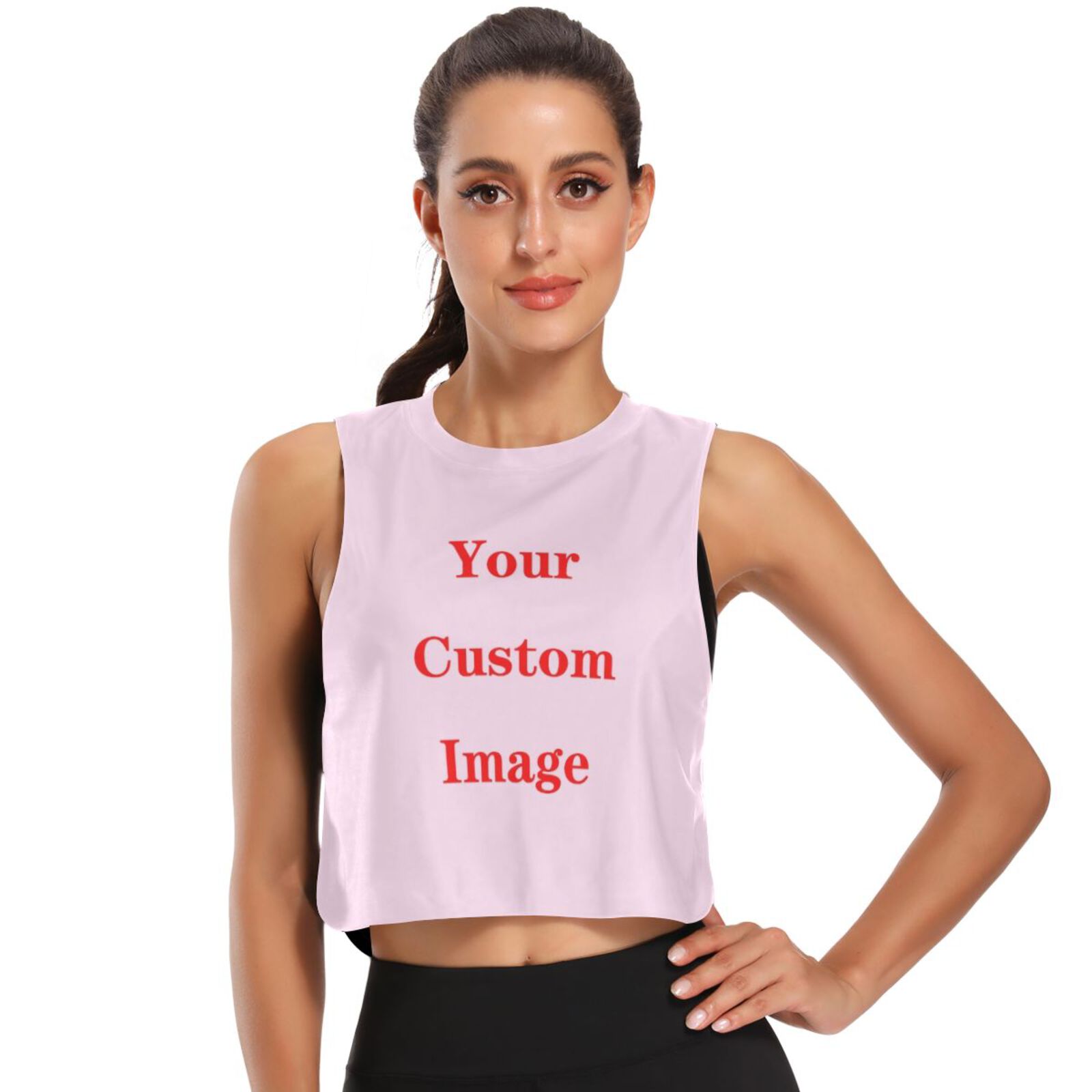 Gym Tops ผู้หญิงกีฬาผ้าไหมน้ํา - Yoga Fitness Images บทวิจารณ์และราคา