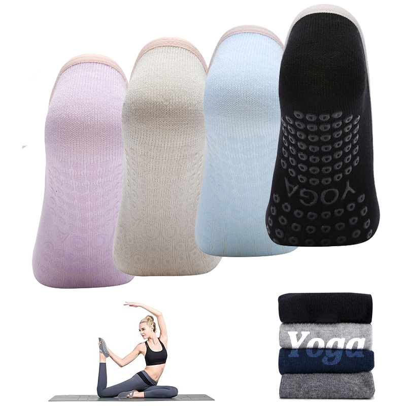 ถุงเท้าพิลาทิสกันลื่นสำหรับผู้ - Yoga Fitness Dance บทวิจารณ์และราคา