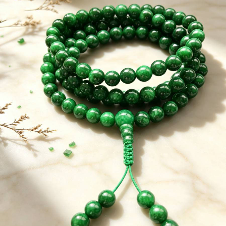 สร้อยข้อมือสร้อยคอลูกปัดหยกสีเ - Yoga Health & Fitness Centre บทวิจารณ์และราคา