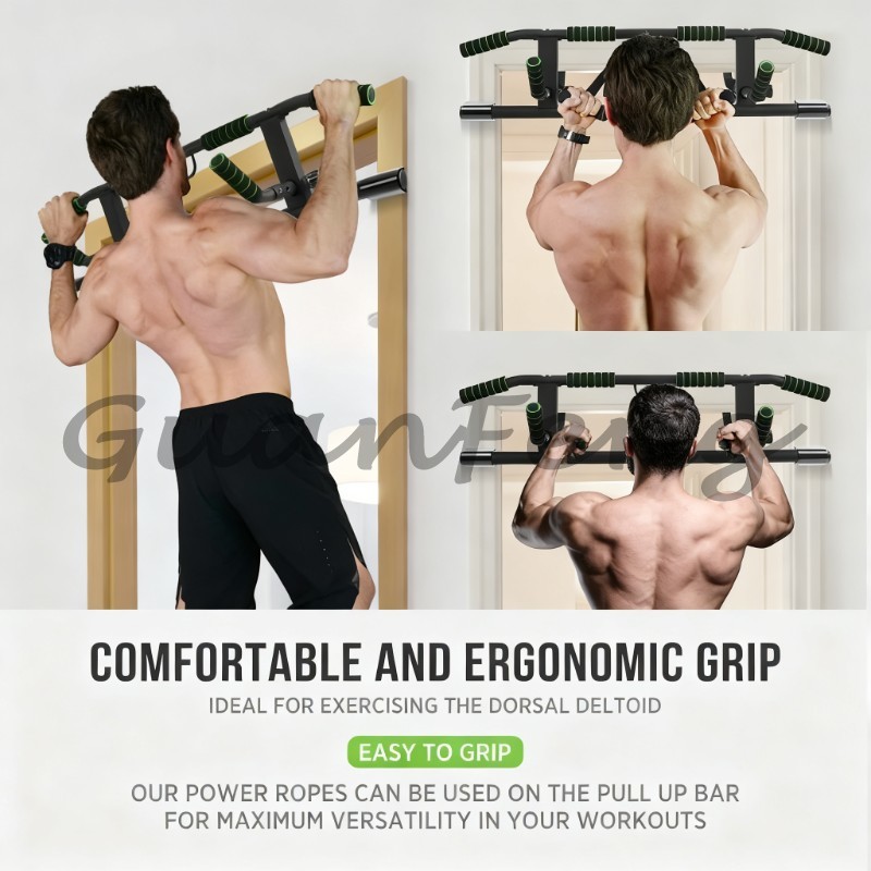 บาร์ดึงข้อแบบไม่ต้องใช้สกรูติด - Pull Up Bar Doorframe บทวิจารณ์และราคา
