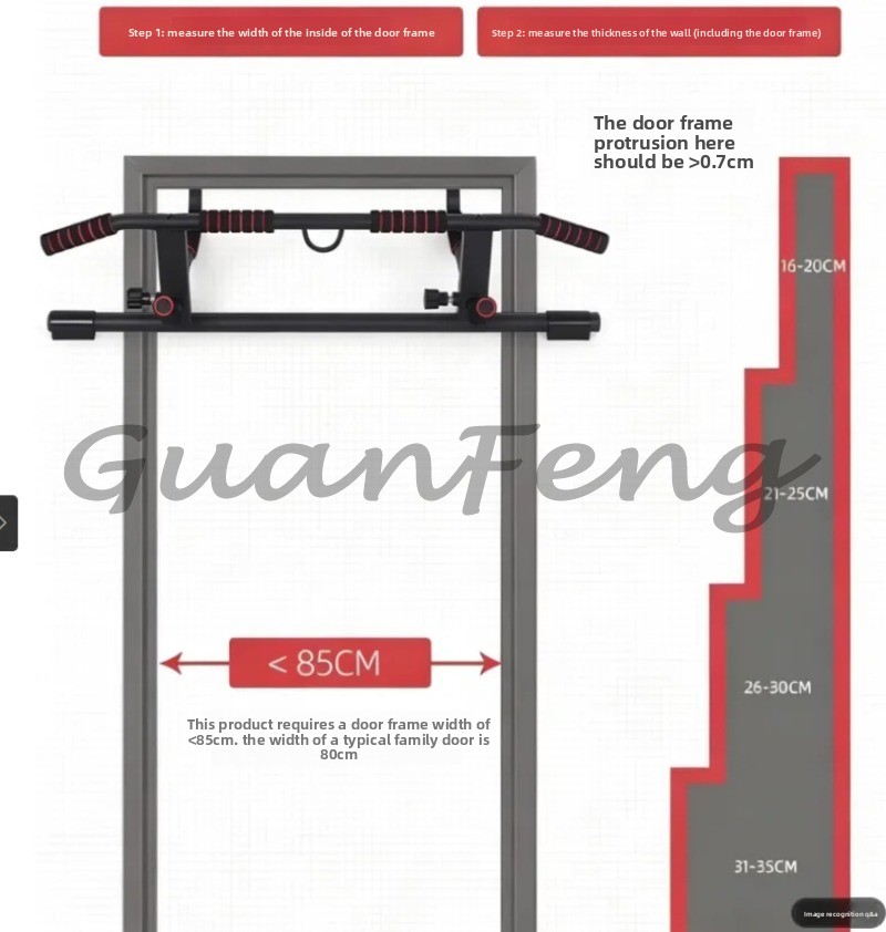 บาร์ดึงข้อแบบไม่ต้องใช้สกรูติด - Pull Up Bar Doorframe บทวิจารณ์และราคา