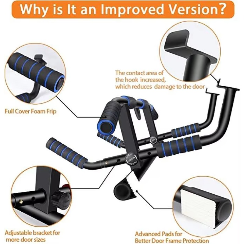 บาร์โหนติดประตูอเนกประสงค์ บาร - Pull Up Bar Doorframe บทวิจารณ์และราคา