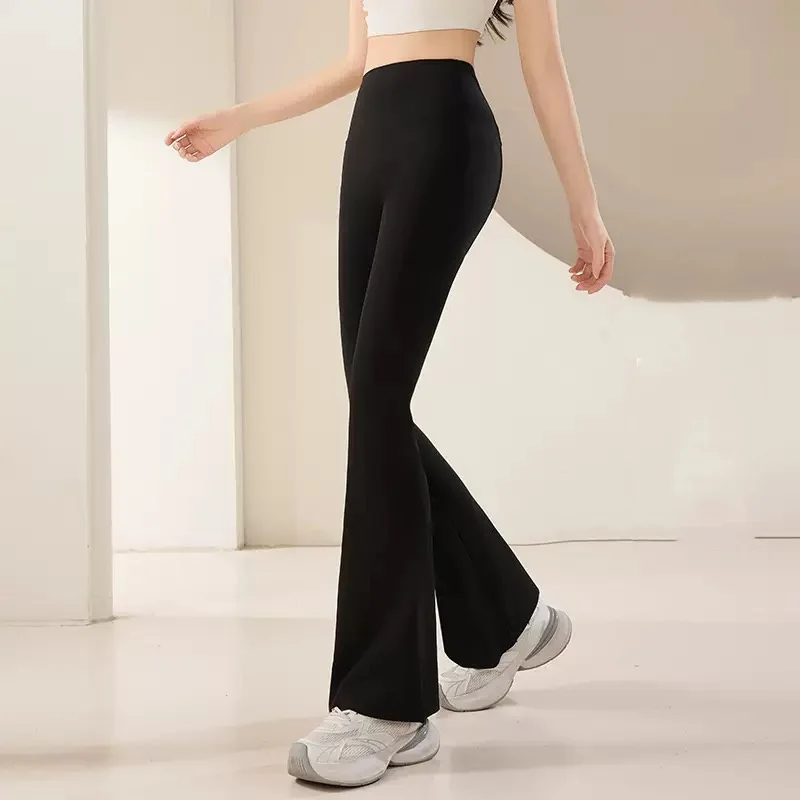 กางเกงโยคะฟิตเนสผ้ายืดหยุ่นทรง - Yoga Fitness Gym บทวิจารณ์และราคา