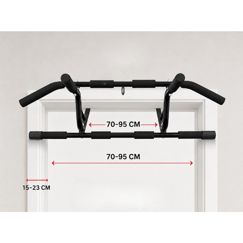 บาร์ดึงติดประตู ติดตั้งกับกรอบ - Pull Up Bar Doorframe บทวิจารณ์และราคา
