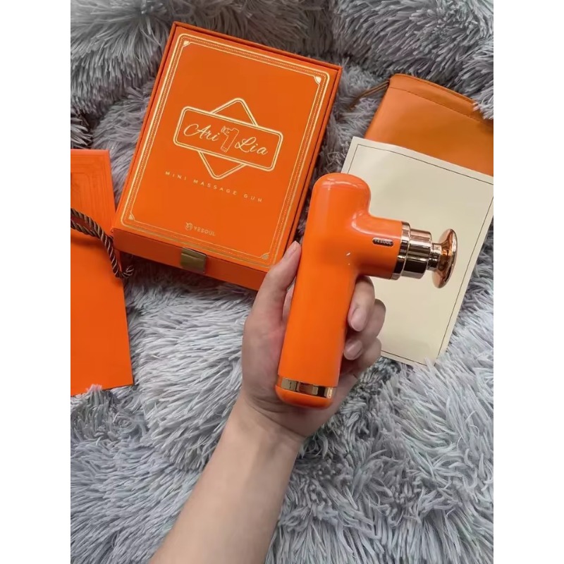 ปืนนวดฟิตเนสขนาดเล็ก 3 หัว มอเ - Vibration Massage Gun บทวิจารณ์และราคา