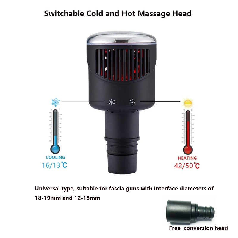 หัวนวดปืนความร้อนเย็นแบบใหม่ขน - Vibration Massage Gun บทวิจารณ์และราคา