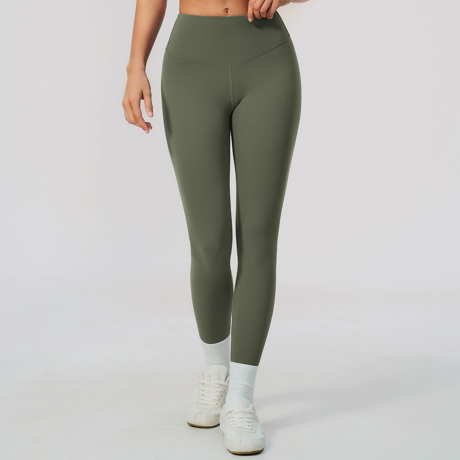 กางเกงโยคะสีพื้นสำหรับผู้หญิง  - Yoga Fitness Gym บทวิจารณ์และราคา