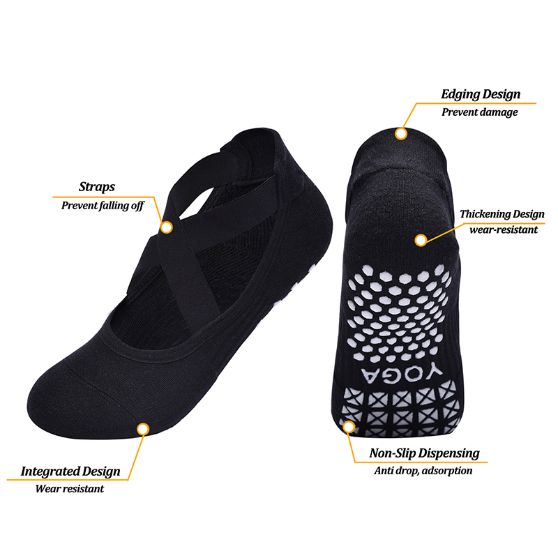 ถุงเท้าโยคะกันลื่นสำหรับผู้หญิ - Yoga Fitness Dance บทวิจารณ์และราคา