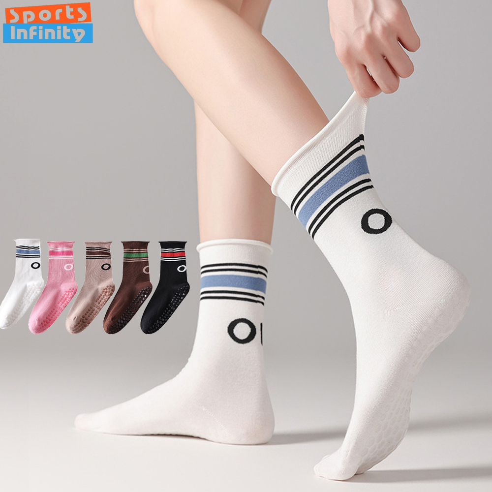 ถุงเท้าพิลาทิสสำหรับมืออาชีพ ถ - Yoga Fitness Dance บทวิจารณ์และราคา