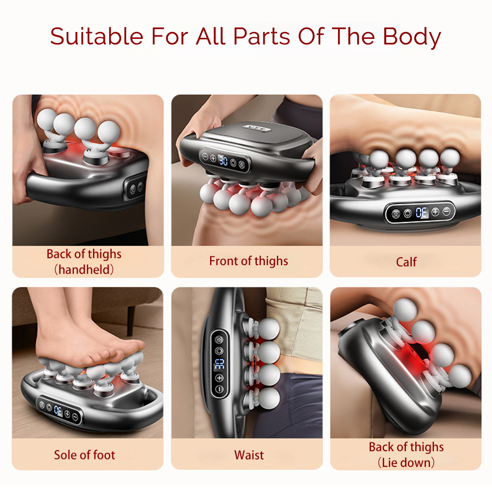 16 หัว Fascia ปืนการสั่นสะเทือ - Vibration Massage Gun บทวิจารณ์และราคา