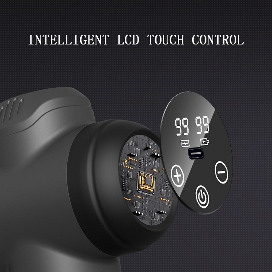 99 ระดับนวดปืน Fascia กล้ามเนื - Vibration Massage Gun บทวิจารณ์และราคา