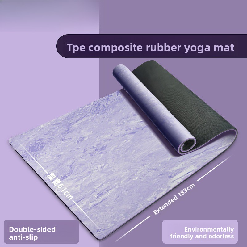 เสื่อโยคะยางพาราแบบหนาพิเศษ กว - Yoga Fitness Group บทวิจารณ์และราคา