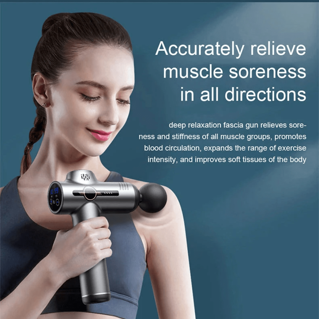 99 ระดับนวดปืน Fascia กล้ามเนื - Vibration Massage Gun บทวิจารณ์และราคา