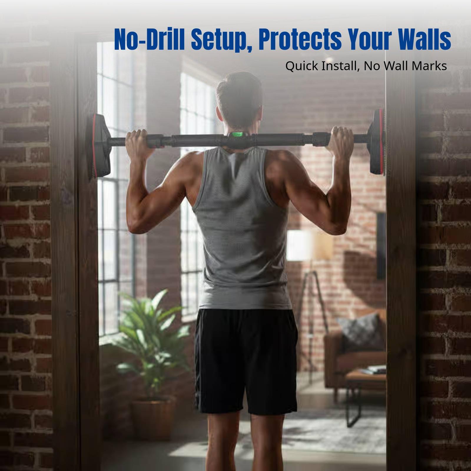 บาร์ดึงข้อแบบติดตั้งกับกรอบประ - Pull Up Bar Doorframe บทวิจารณ์และราคา