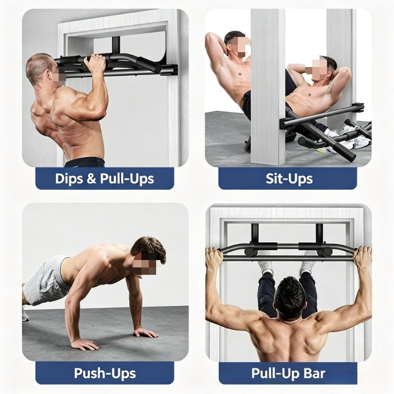 บาร์ดึงข้อแบบติดตั้งกับกรอบประ - Pull Up Bar Doorframe บทวิจารณ์และราคา