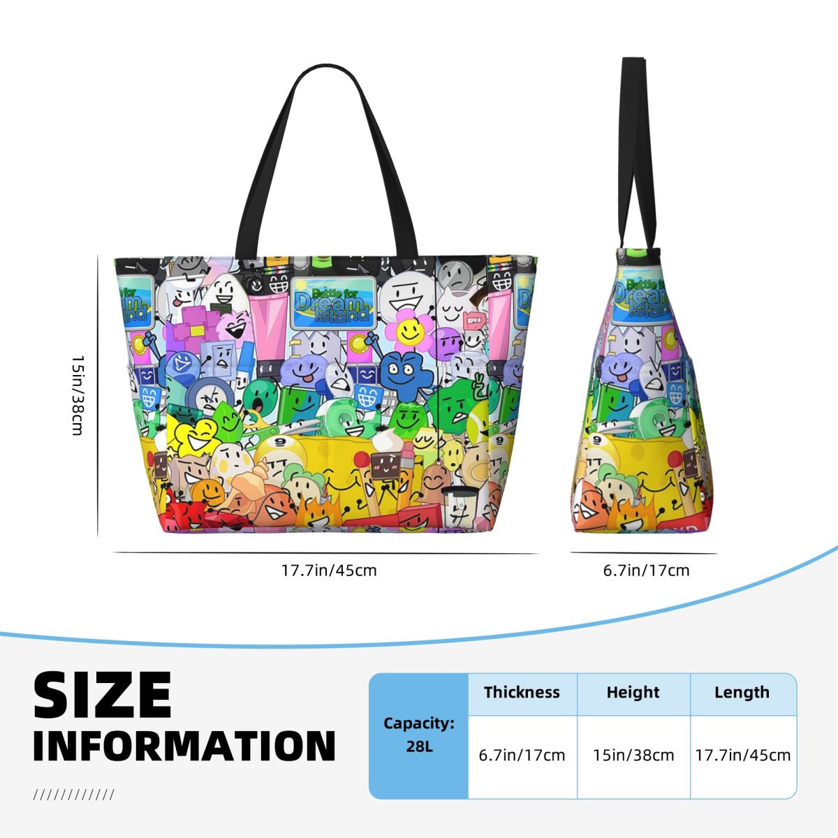 BFDI Group Picture Beach Tote  - Yoga Fitness Group บทวิจารณ์และราคา